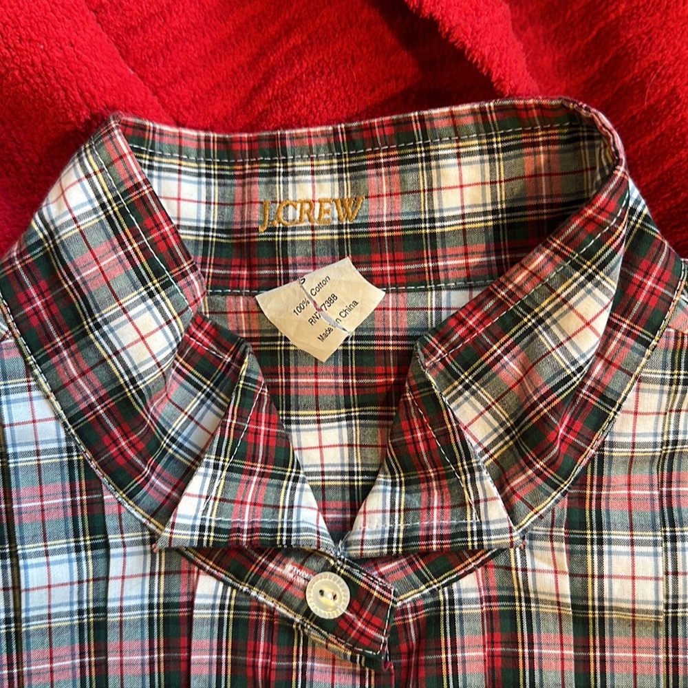 J.Crew plaid button down - Picture 2 of 3